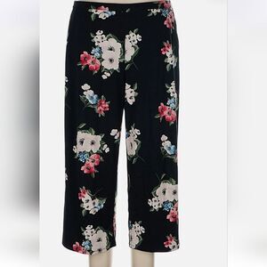 NWT J Jill L Floral Wide-Leg Pants Floral